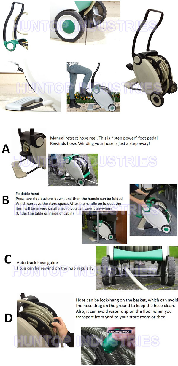 How to: Use the Auto Wind Hose Reel 