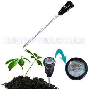 PH and water tester for soil